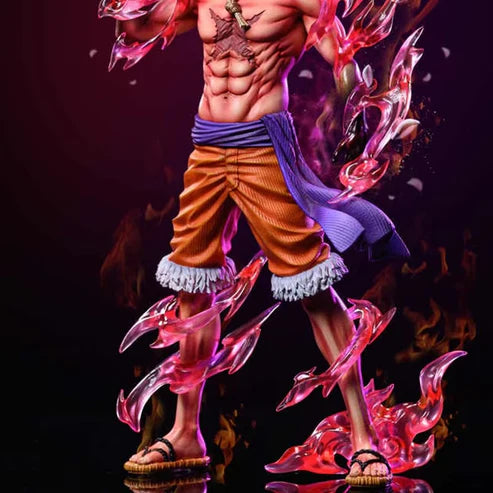 Luffy Red Flame Standing 24cm - One Piece