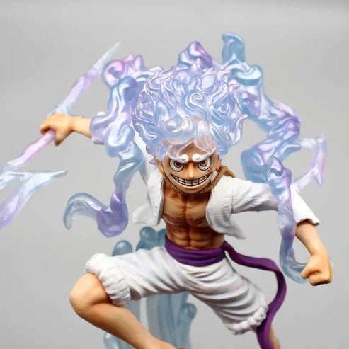 Luffy Sun God Dancing White Battle 27cm Figure - One Piece