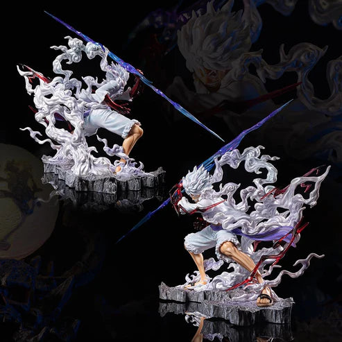 Gear 5 Luffy Sun God Nika LED Action Figure - One Piece