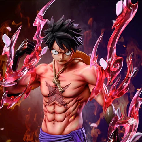 Luffy Red Flame Standing 24cm - One Piece