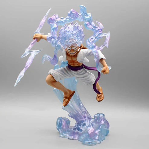 Luffy Sun God Dancing White Battle 27cm Figure - One Piece