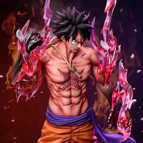 Luffy Red Flame Standing 24cm - One Piece