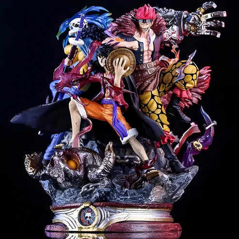 Three Captain One Piece Kid Law Luffy 22cm Action Figure - One Piece