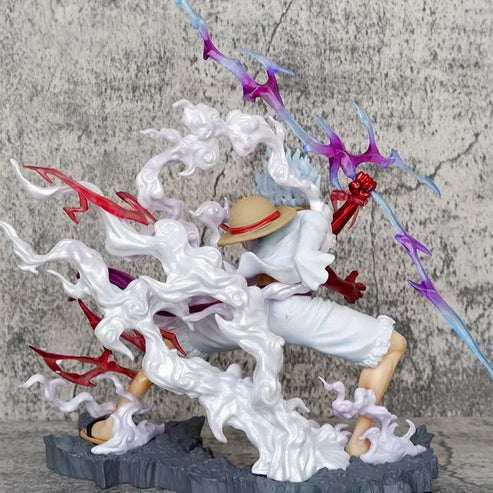 Gear 5 Luffy Sun God Nika LED Action Figure - One Piece