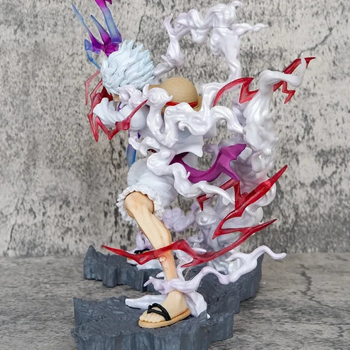 Gear 5 Luffy Sun God Nika LED Action Figure - One Piece